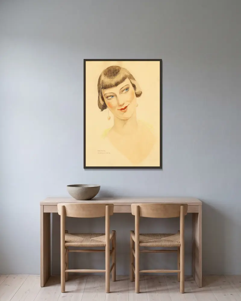 Elna Tegner, Gerda Wegener v rámu na stěně