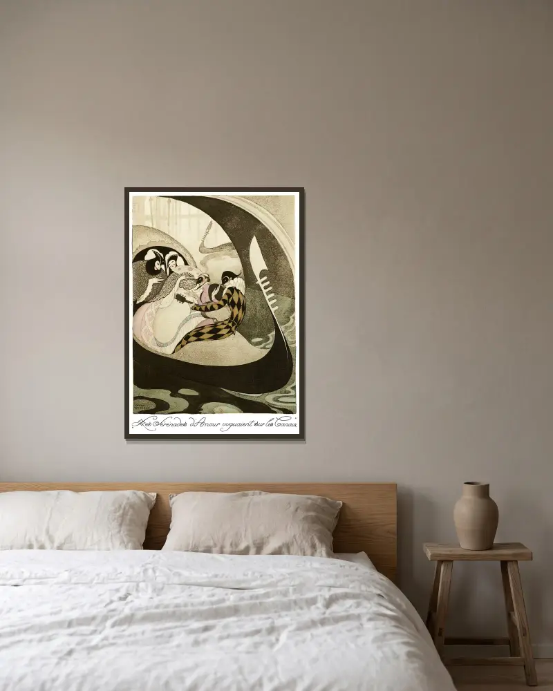 Na červených podpatcích, pl. 04, Gerda Wegener v rámu na stěně