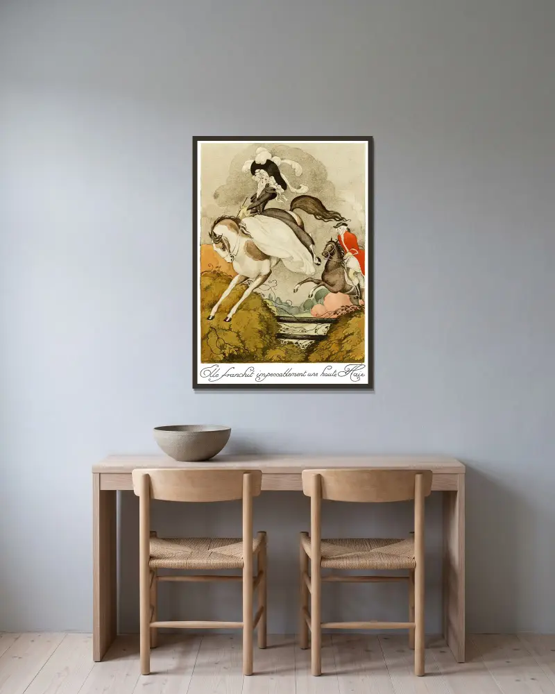 Na červených podpatcích, pl. 8, Gerda Wegener v rámu na stěně