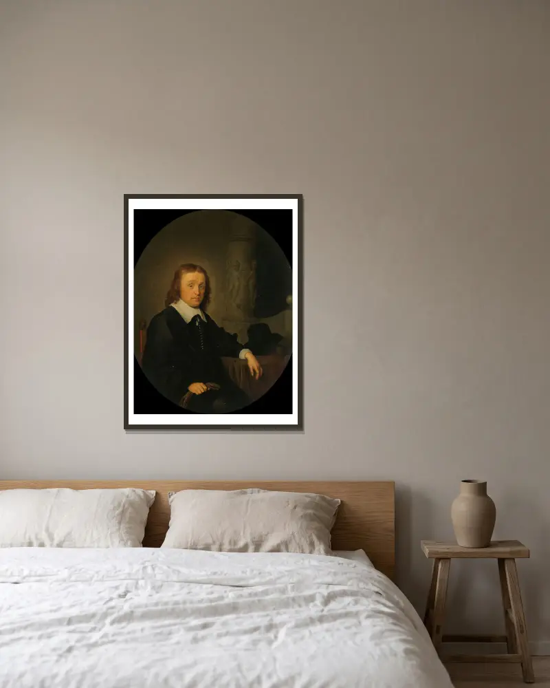 Johan Wittert van der Aa, 1604–1670, Gerrit Dou w ramie na ścianie