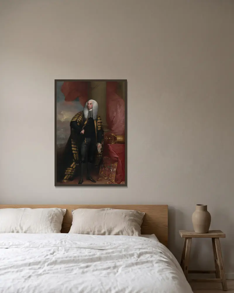 Baron FitzGibbon, Gilbert Stuart v rámu na stěně
