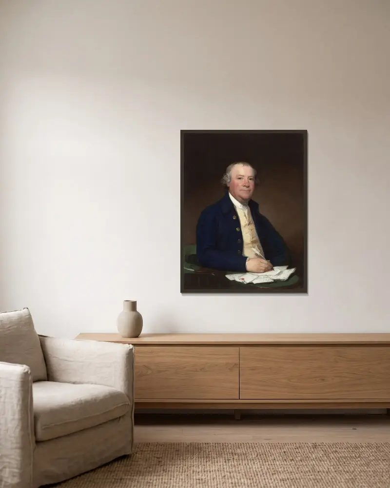 Captain Joseph Anthony von Gilbert Stuart gerahmt an einer Wand