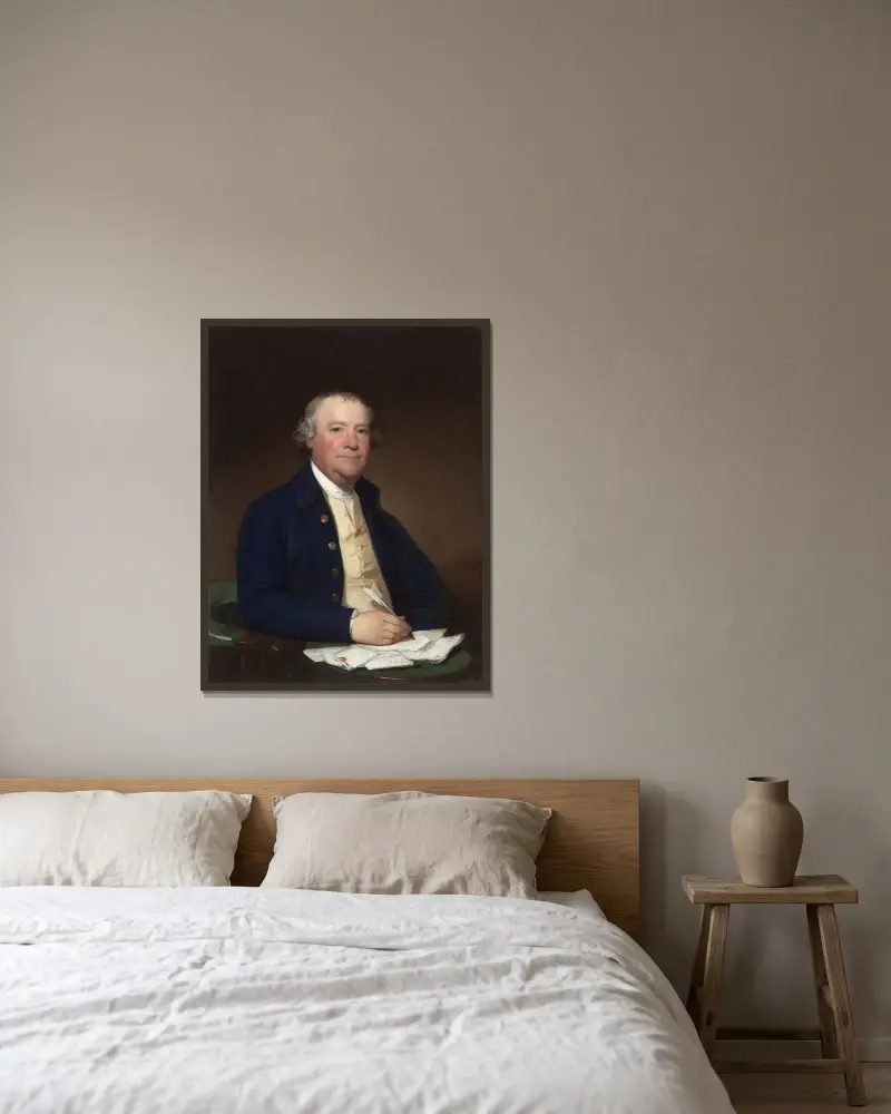Captain Joseph Anthony von Gilbert Stuart gerahmt an einer Wand