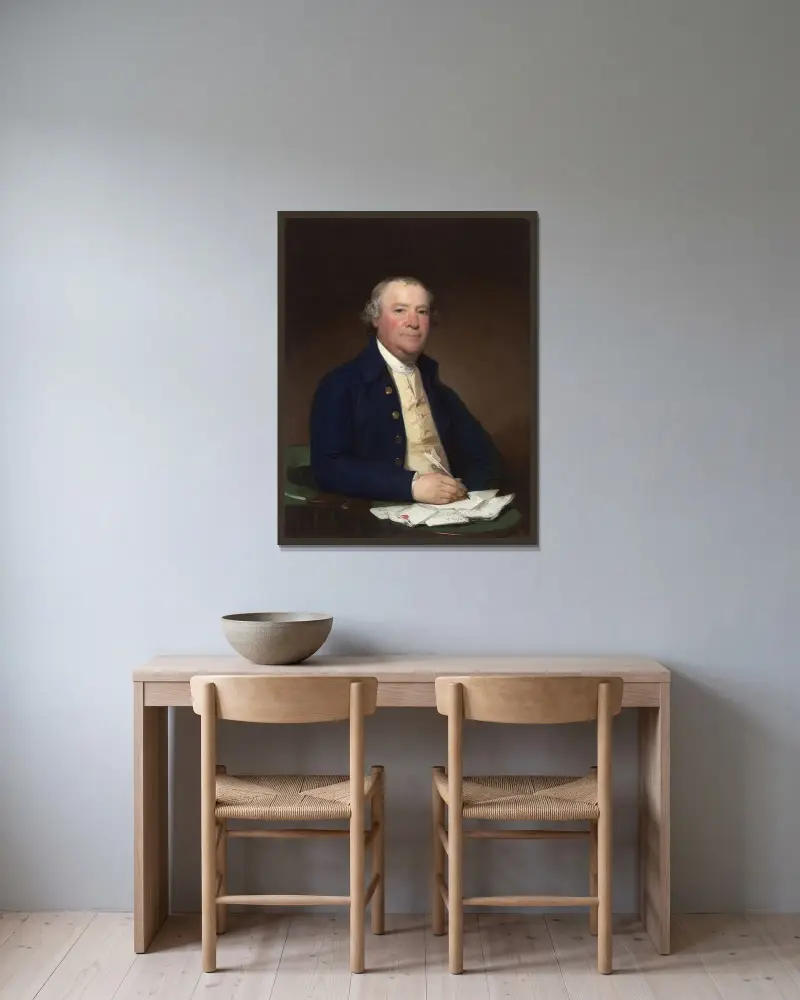 Captain Joseph Anthony von Gilbert Stuart gerahmt an einer Wand