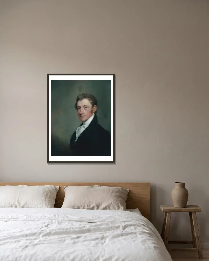 David Sears, Jr. von Gilbert Stuart gerahmt an einer Wand
