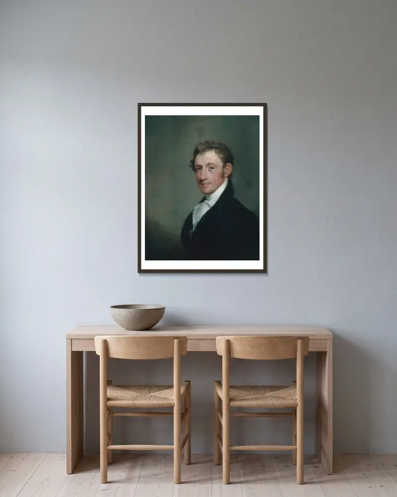 David Sears, Jr. von Gilbert Stuart gerahmt an einer Wand