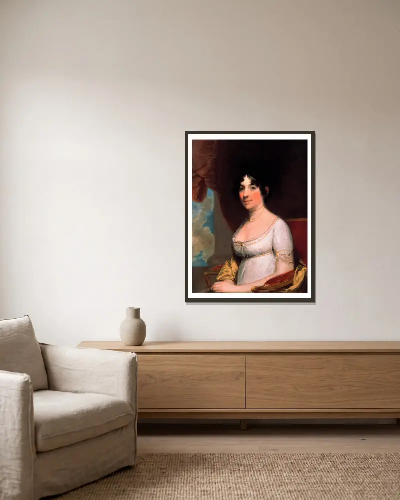 Dolley Payne Madison (paní Jamese Madisona), Gilbert Stuart v rámu na stěně