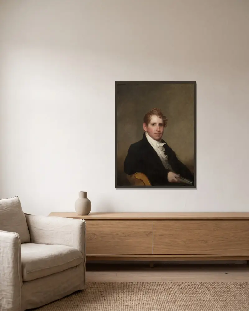 Dr. James Stuart, Gilbert Stuart v rámu na stěně