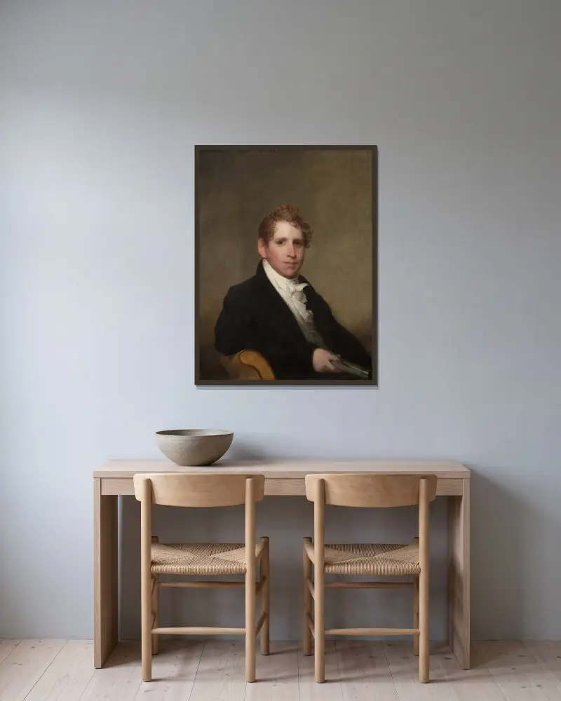 Dr. James Stuart, Gilbert Stuart v rámu na stěně