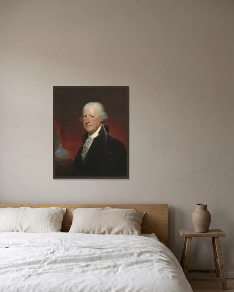 Edward Shippen von Gilbert Stuart gerahmt an einer Wand