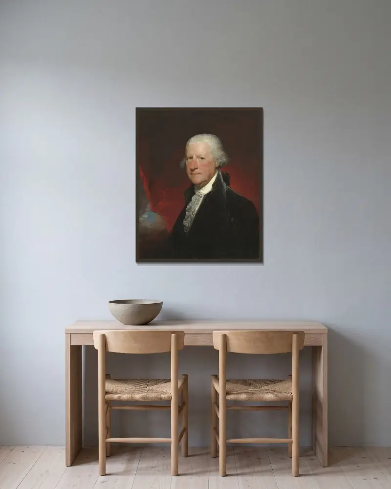 Edward Shippen von Gilbert Stuart gerahmt an einer Wand