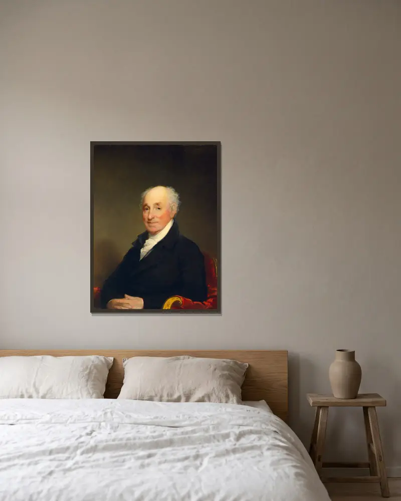 General Amasa Davis von Gilbert Stuart gerahmt an einer Wand