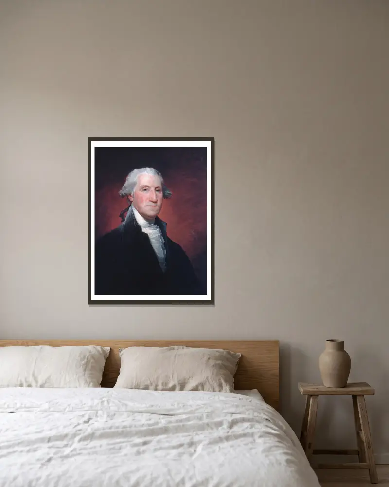 George Washington, 1798, Gilbert Stuart v rámu na stěně