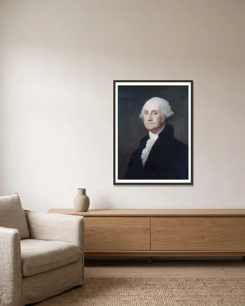George Washington, 1803, Gilbert Stuart v rámu na stěně