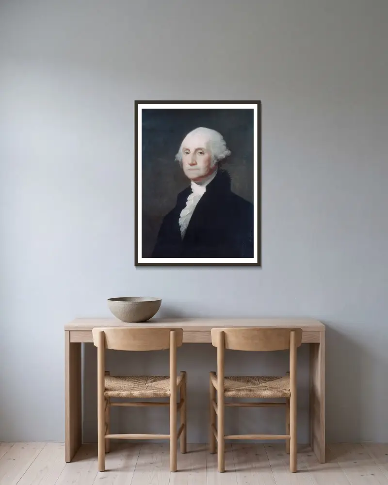 George Washington, 1803, Gilbert Stuart v rámu na stěně