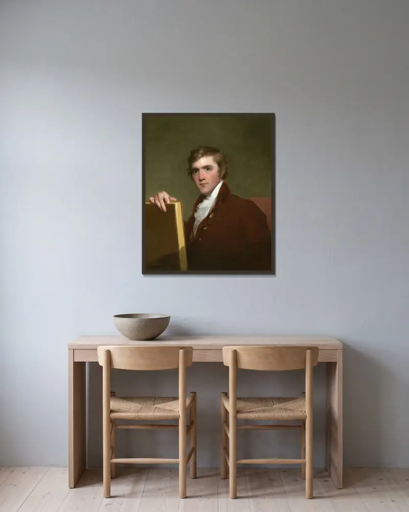 Horace Binney von Gilbert Stuart gerahmt an einer Wand
