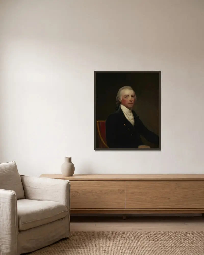 James Barry von Gilbert Stuart gerahmt an einer Wand