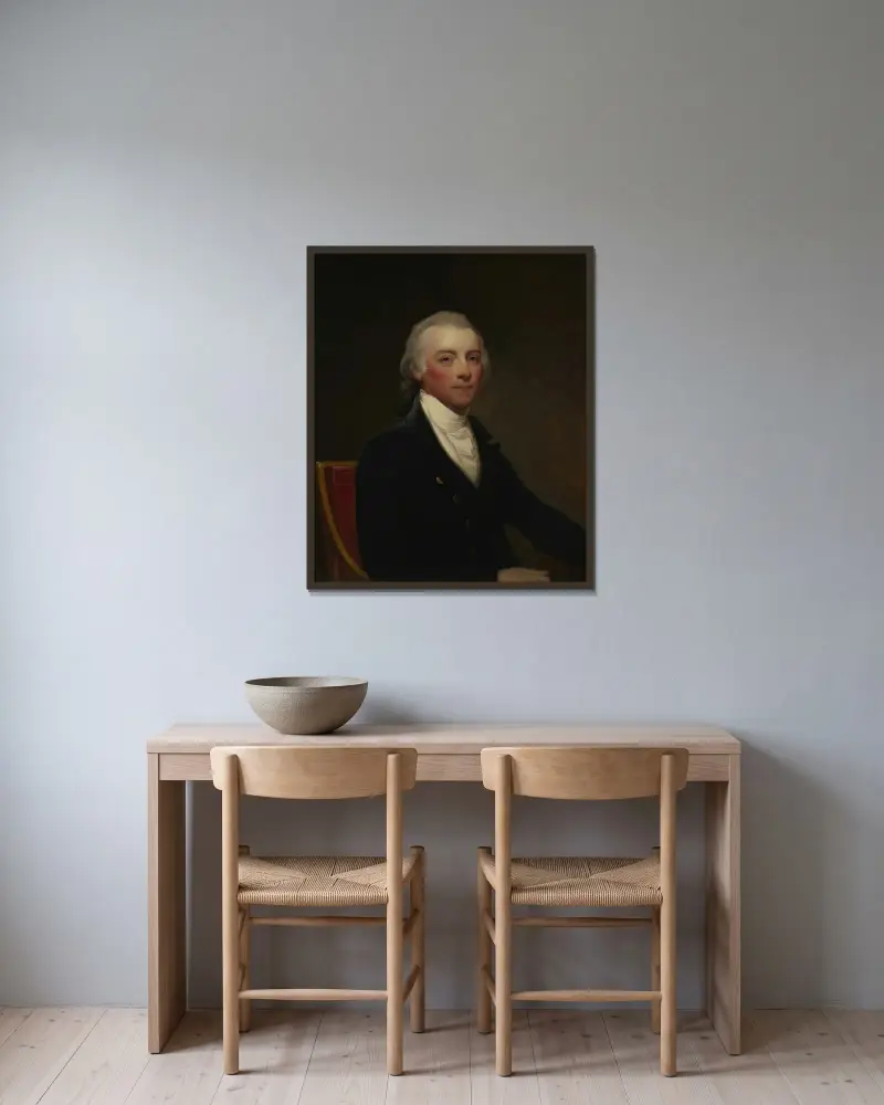 James Barry von Gilbert Stuart gerahmt an einer Wand