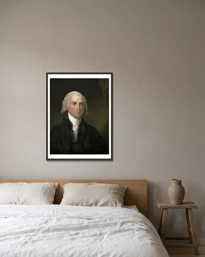 James Madison, Gilbert Stuart v rámu na stěně