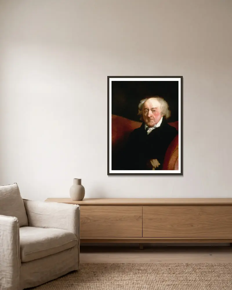 John Adams, Gilbert Stuart v rámu na stěně