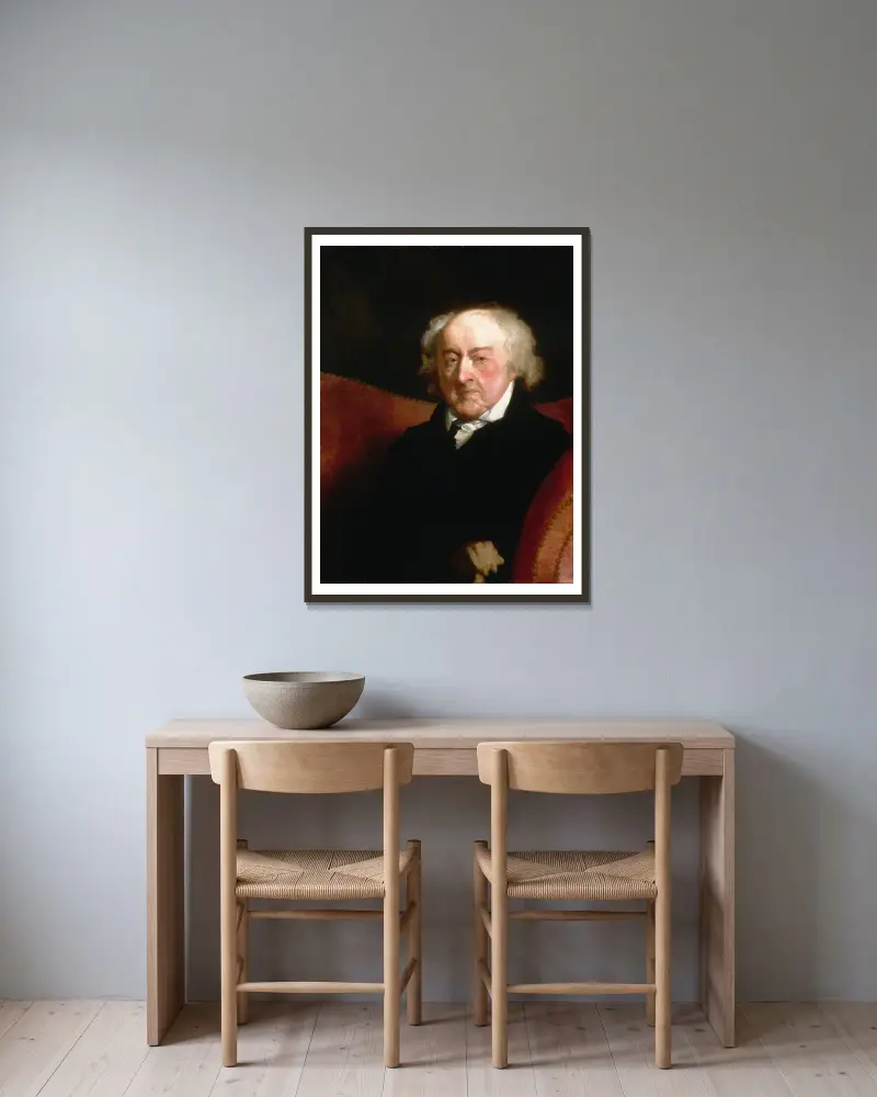 John Adams, Gilbert Stuart v rámu na stěně