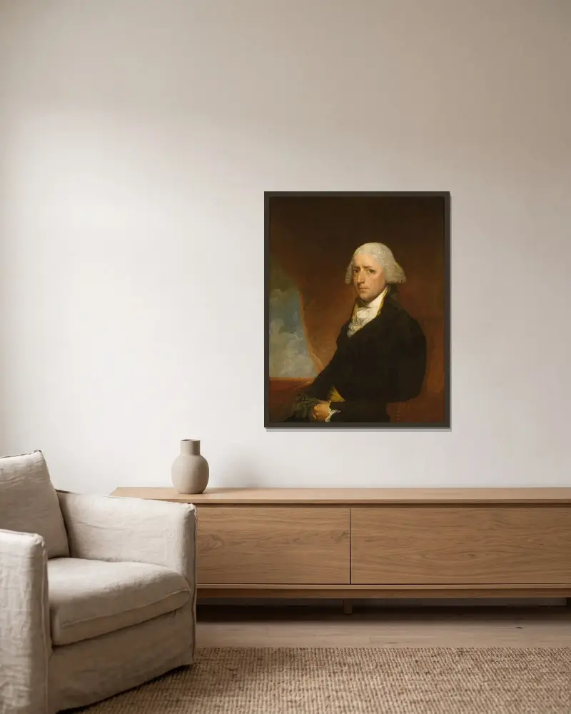 John Ashe von Gilbert Stuart gerahmt an einer Wand