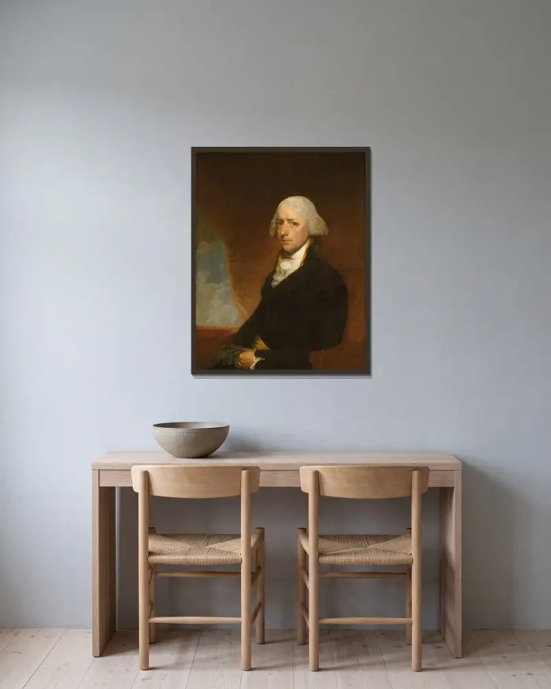 John Ashe von Gilbert Stuart gerahmt an einer Wand