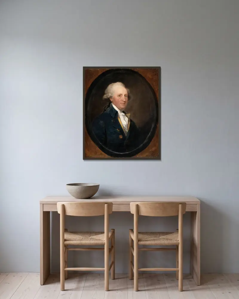 John Beresford (1738-1805), MP av Gilbert Stuart inramad på en vägg