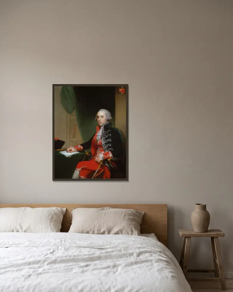 Josef de Jaudenes y Nebot von Gilbert Stuart gerahmt an einer Wand