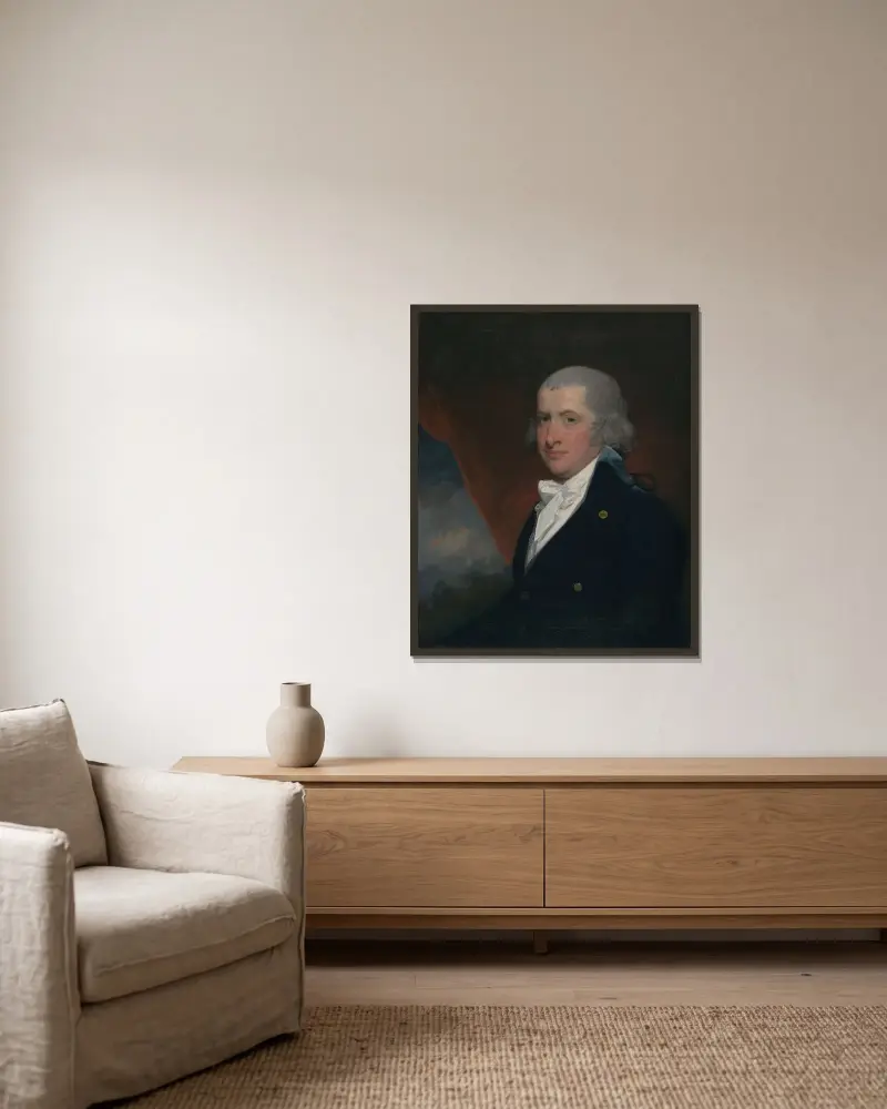 Joseph Anthony Jr. von Gilbert Stuart gerahmt an einer Wand