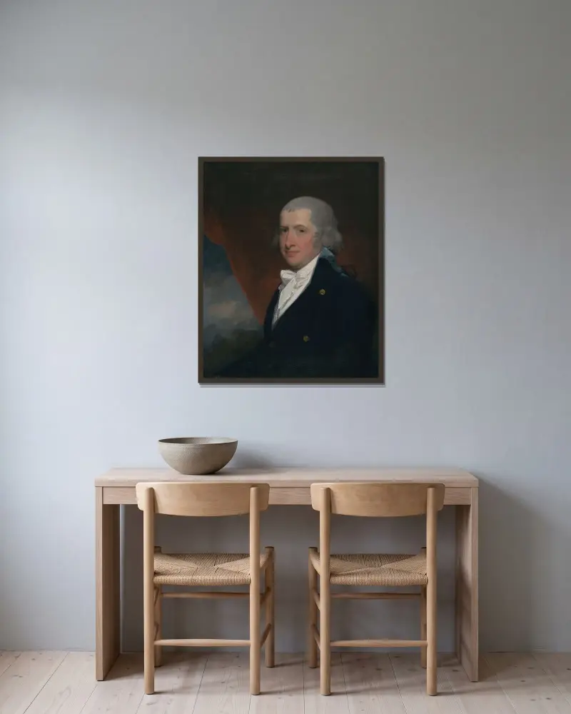 Joseph Anthony Jr. von Gilbert Stuart gerahmt an einer Wand