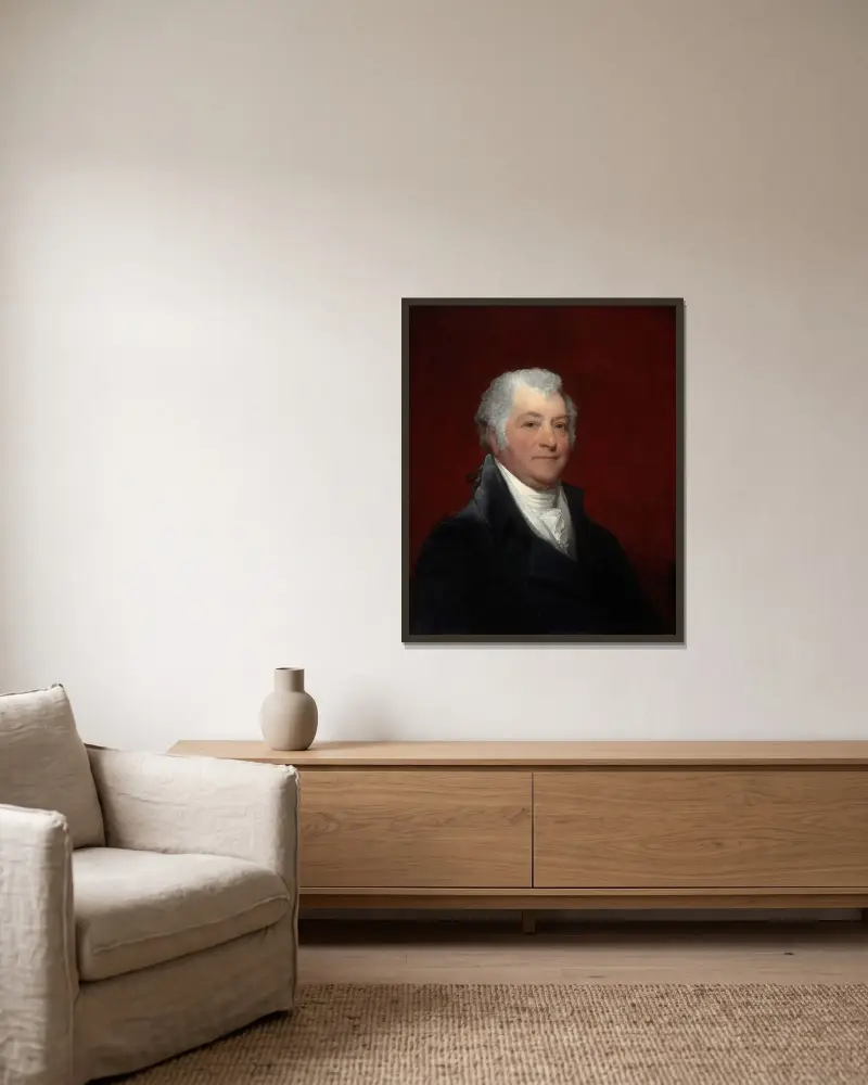 Joseph Coolidge von Gilbert Stuart gerahmt an einer Wand