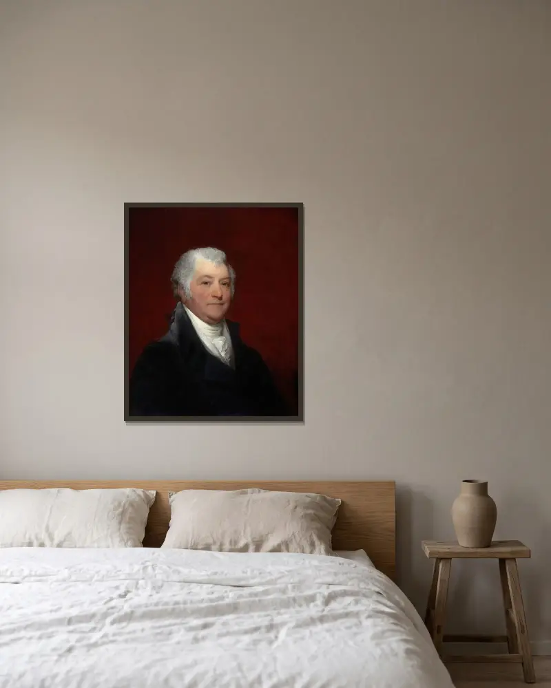 Joseph Coolidge von Gilbert Stuart gerahmt an einer Wand