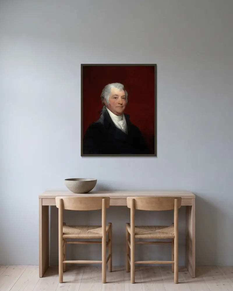 Joseph Coolidge von Gilbert Stuart gerahmt an einer Wand