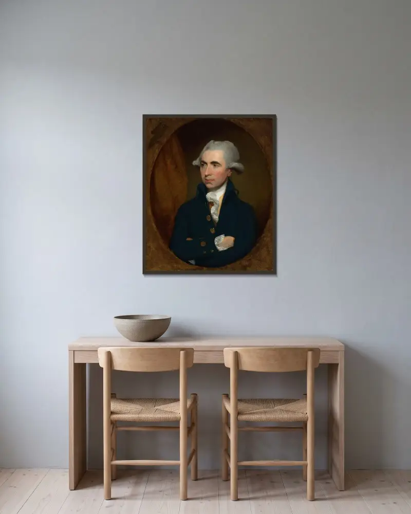 Luke White von Gilbert Stuart gerahmt an einer Wand
