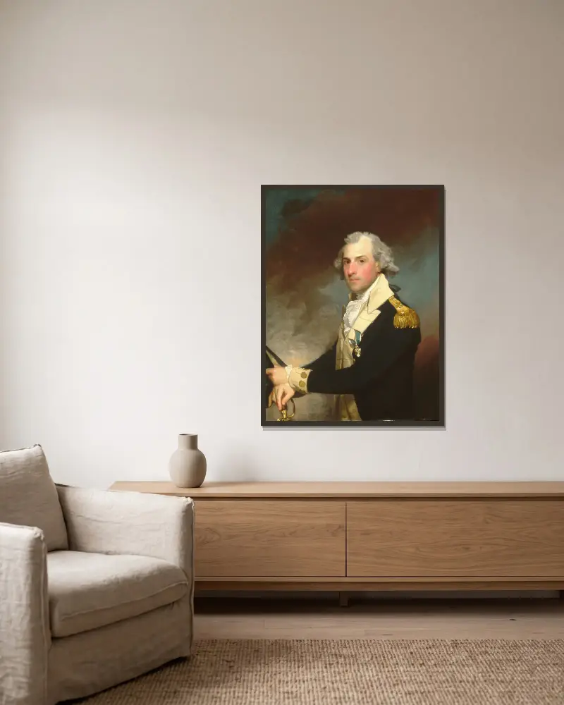 Matthew Clarkson, Gilbert Stuart v rámu na stěně