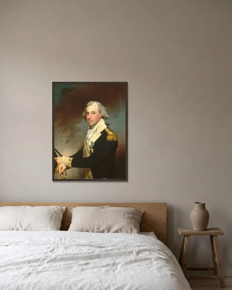 Matthew Clarkson, Gilbert Stuart v rámu na stěně
