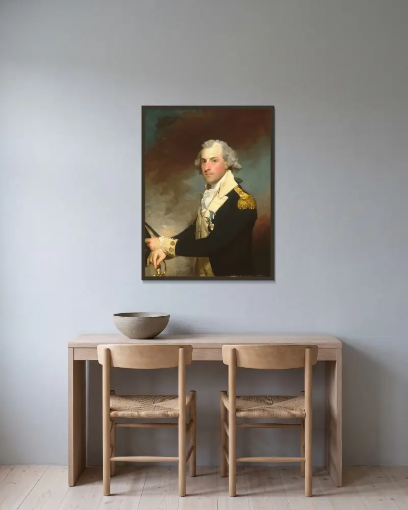 Matthew Clarkson, Gilbert Stuart v rámu na stěně