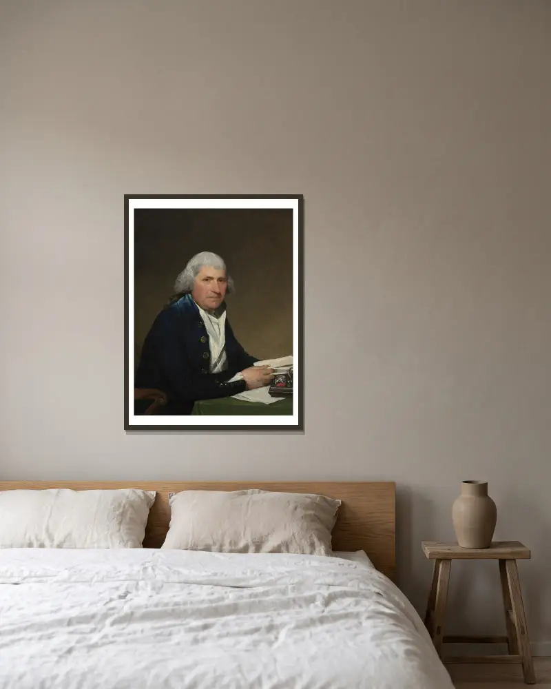Richard Yates von Gilbert Stuart gerahmt an einer Wand