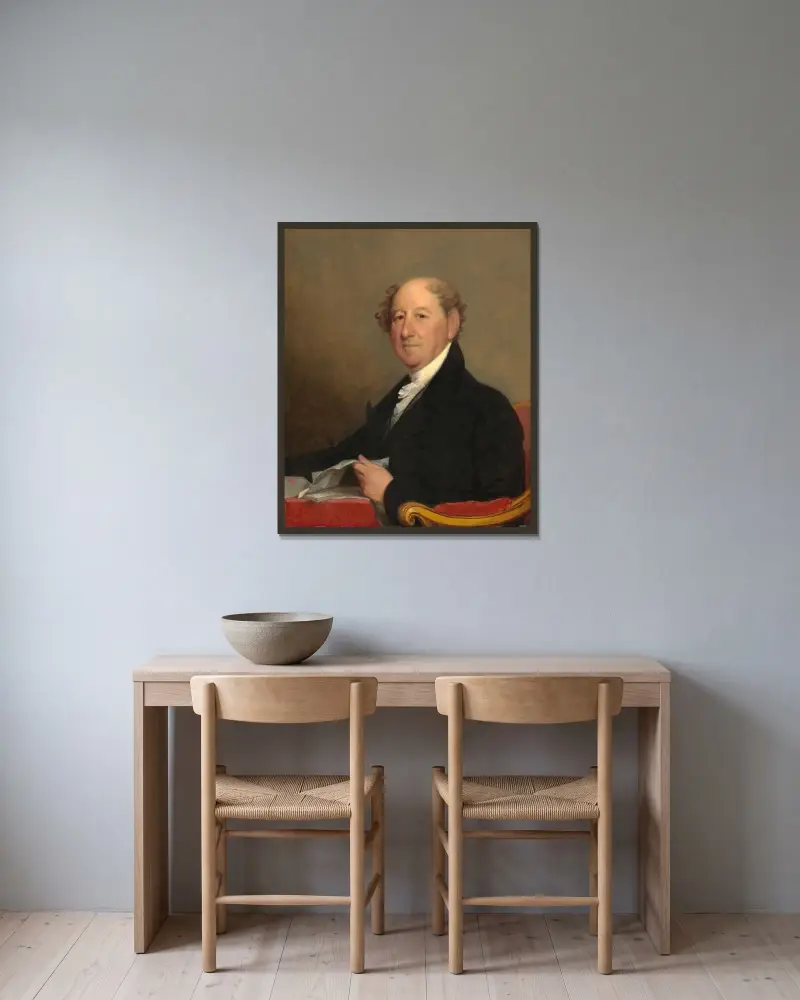 Rufus King von Gilbert Stuart gerahmt an einer Wand