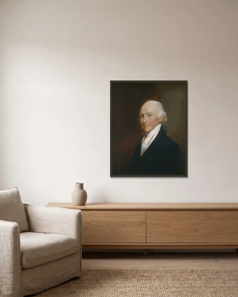 Samuel Alleyne Otis av Gilbert Stuart inramad på en vägg