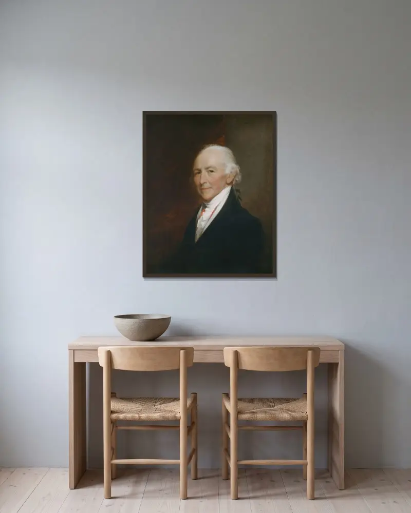 Samuel Alleyne Otis av Gilbert Stuart inramad på en vägg