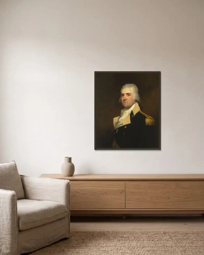 Samuel Smith von Gilbert Stuart gerahmt an einer Wand