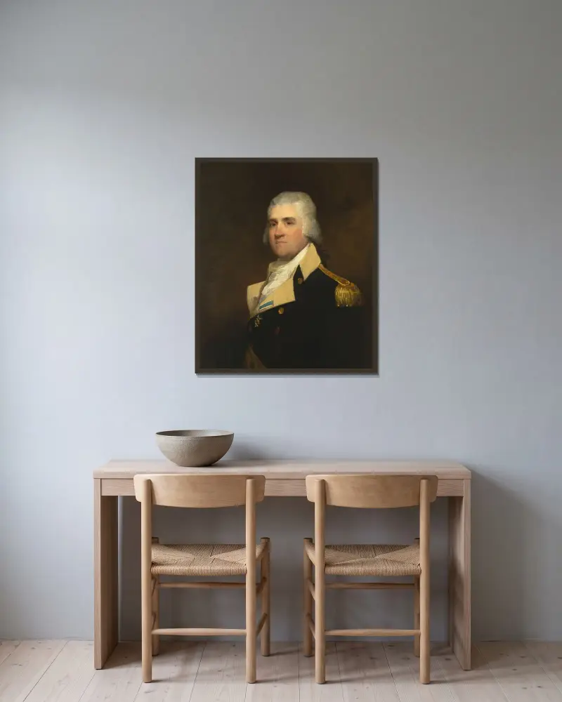 Samuel Smith von Gilbert Stuart gerahmt an einer Wand