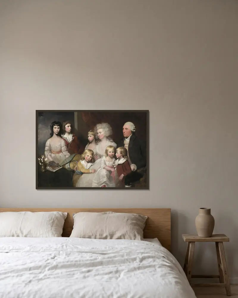 Rodina Toddových, Gilbert Stuart v rámu na stěně