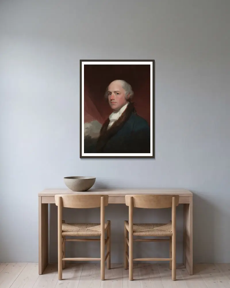 Wilson Cary Nicholas, 1805, Gilbert Stuart v rámu na stěně