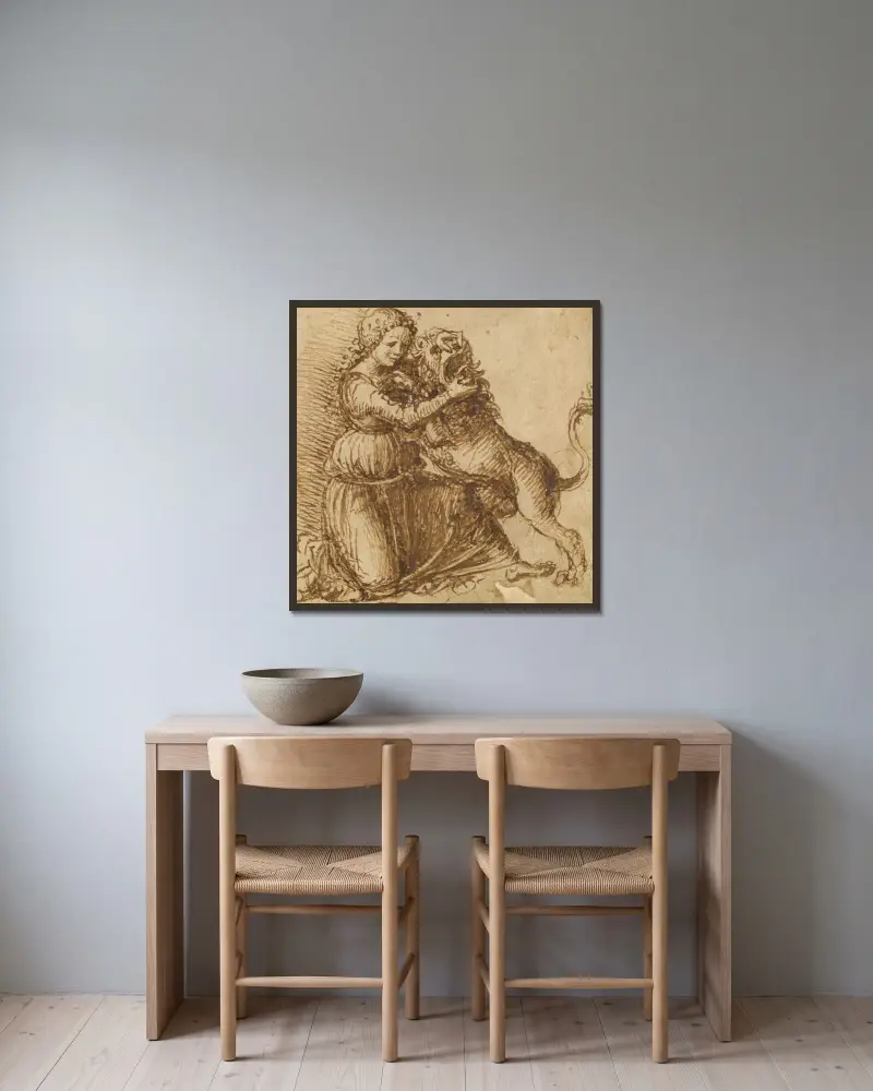 Statečnost, Giovanni Bellini v rámu na stěně