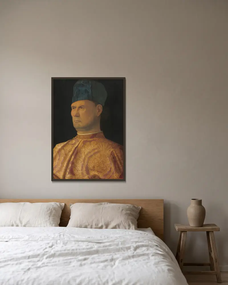 Giovanni Emo, Giovanni Bellini v rámu na stěně