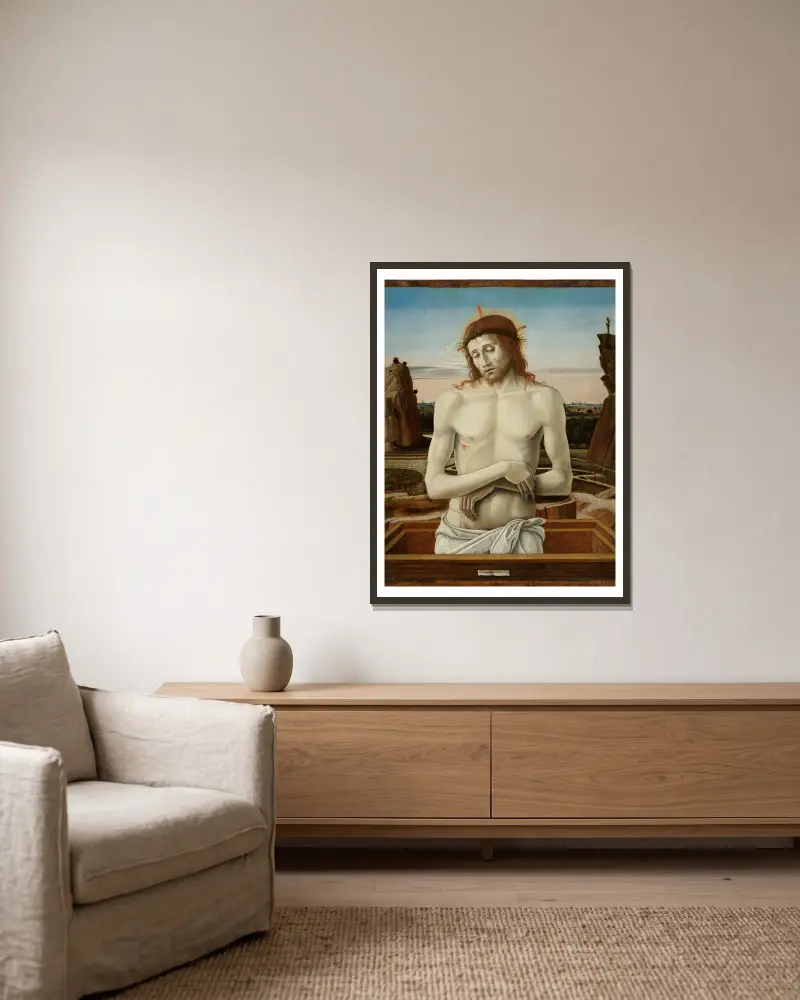 Imago Pietatis, Giovanni Bellini v rámu na stěně