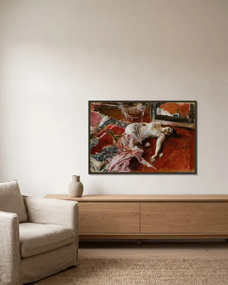 Extáze, Giovanni Boldini v rámu na stěně